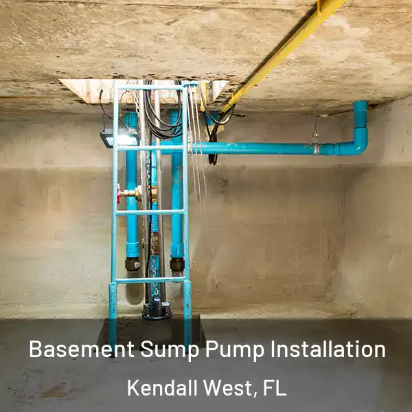  Basement Sump Pump Installation Kendall West, FL
