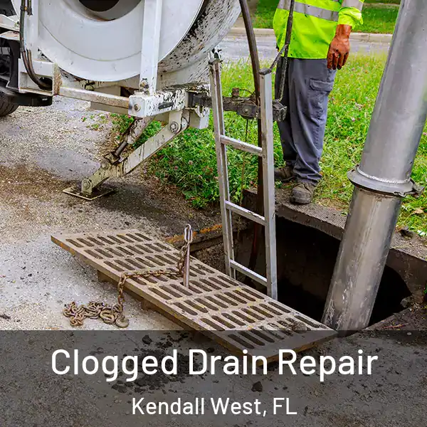  Clogged Drain Repair Kendall West, FL