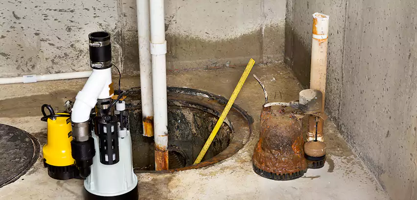Installing Sump Pump in Finished Basement in Kendall West, FL