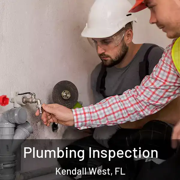  Plumbing Inspection Kendall West, FL