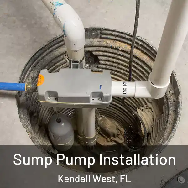  Sump Pump Installation Kendall West, FL